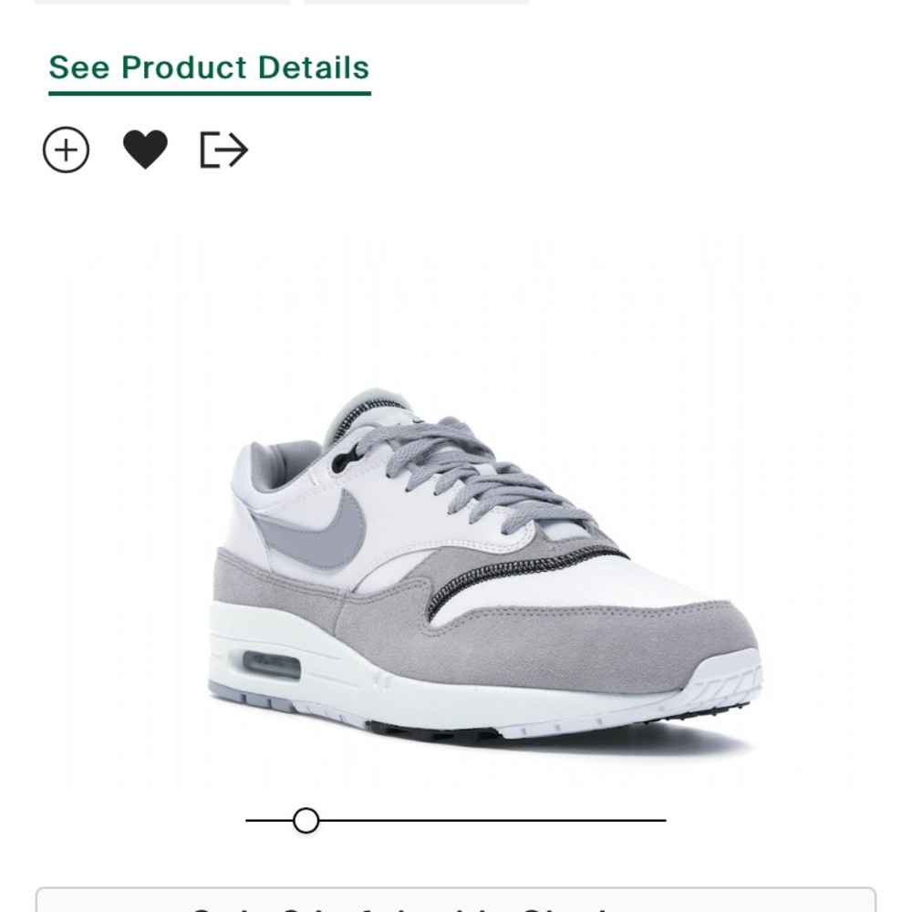Nike Air Max 1
Wolf Grey White